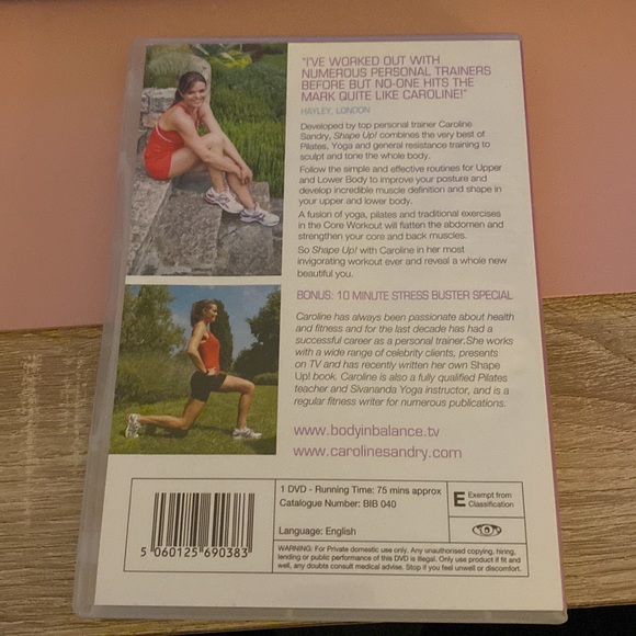 Shape up dvd - Picture 2 of 2